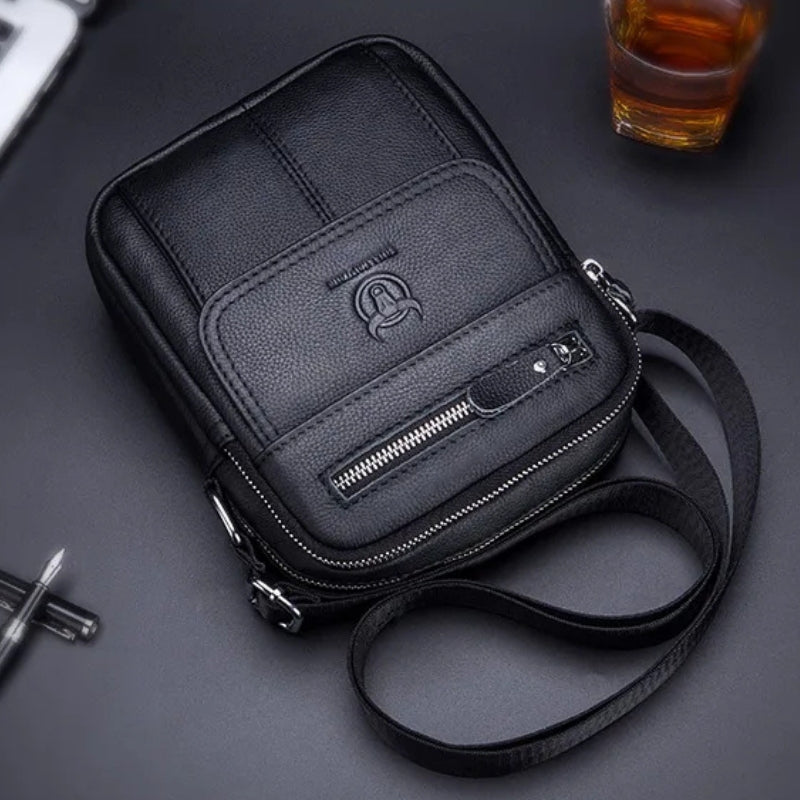 Tristan – Skulderveske med Justerbare Stropper og Flere Glidelåslommer