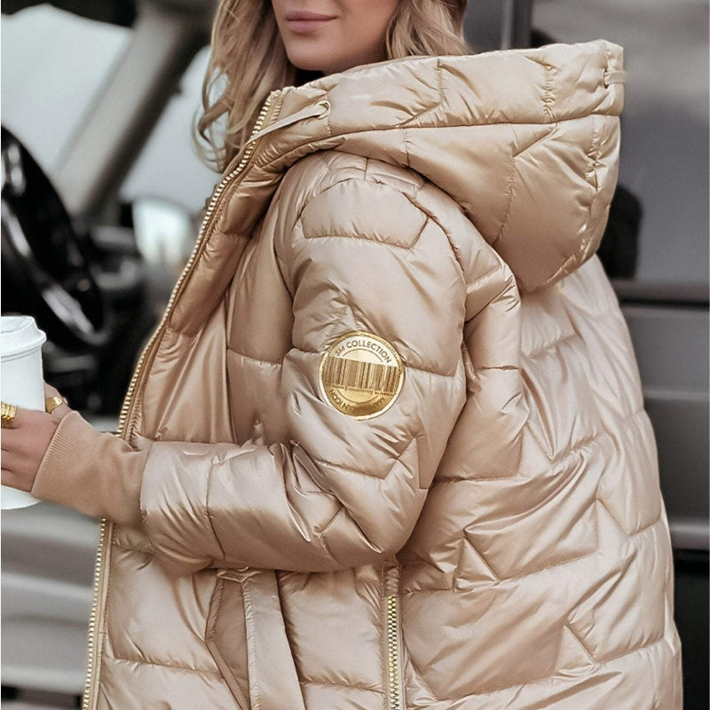 Maria – Langermet jakke med justerbar hette og lommer