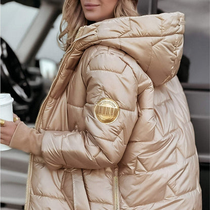 Maria – Langermet jakke med justerbar hette og lommer