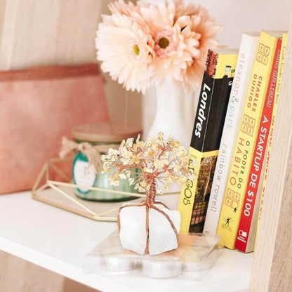 GemTree – Krystall rikdomstre dekorasjon med kobbertråd