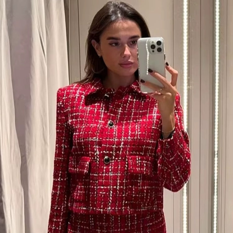 Marisol – Langermet Kåpe med Ståkrage og Lommer