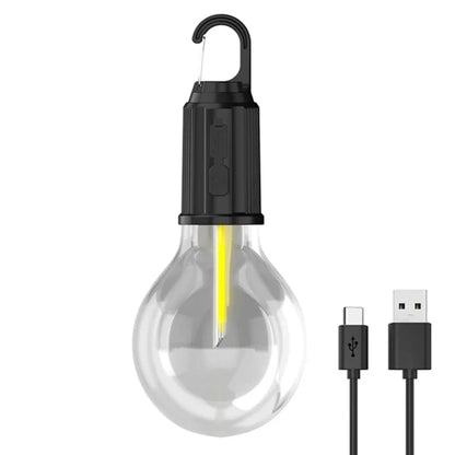 GlowSphere - Oppladbar retro lyspære for utendørs og innendørs atmosfære