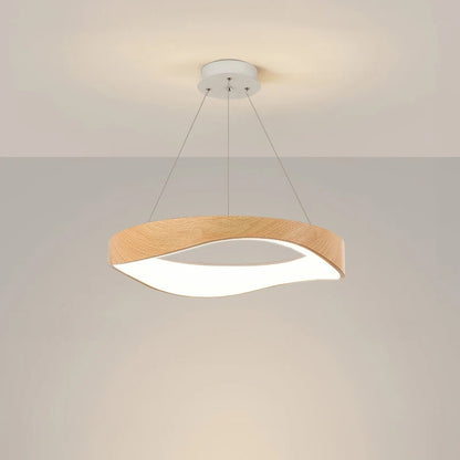 WoodAura – Moderne LED Pendellampe for Hjemmedekorasjon