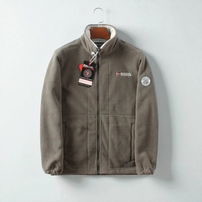 Anthony – Langermet jakke med ståkrage og glidelås