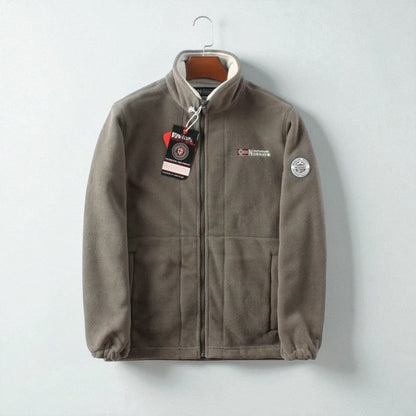 Anthony – Langermet jakke med ståkrage og glidelås