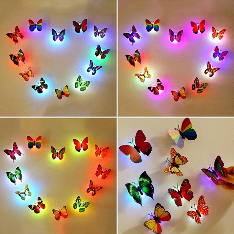 LumiWings – Fortryllende 3D Sommerfuglnattlys med Dekorativ Effekt