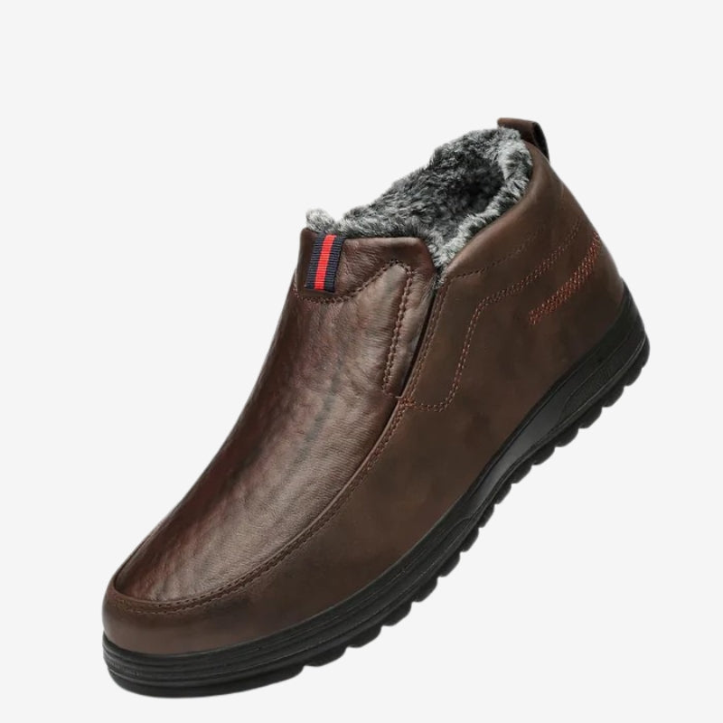 Robin - Ankelstøvletter med fleecefôr og rund tå