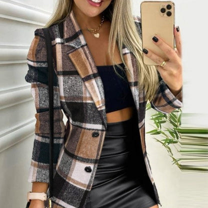 Sophie – Langermet kåpe med trykk knapper og lommer