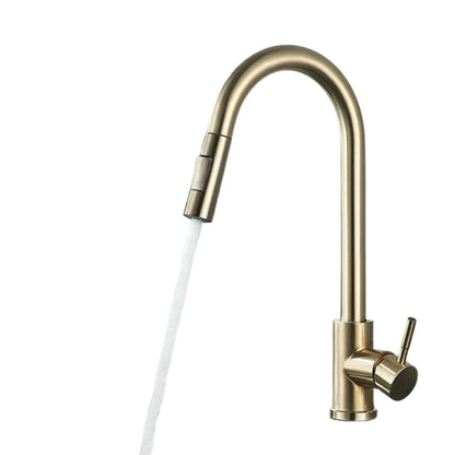 FlowFlex - 360-graders roterende kran med justerbart håndtak for kjøkken eller bad