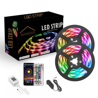 GlowFlex - Tilpassbar LED-stripebelysning med fjernkontroll og appstyring