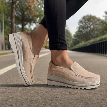 Mona – Kilesåleloafers med rund tå