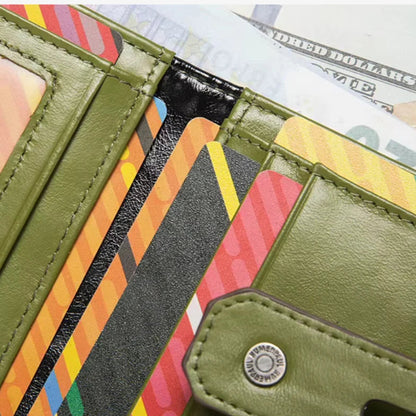 Alexander – Lommebok med Kjedestropp og Dobbel Glidelås