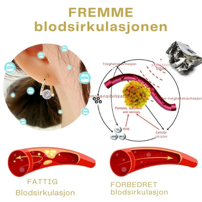 VitaFlow - Øredobber med magnetisk terapi for sirkulasjon og velvære