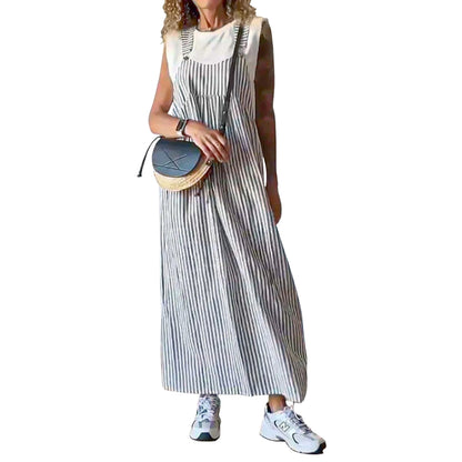 Elena – Halterkjole med myk A-linjeform og komfortabel passform