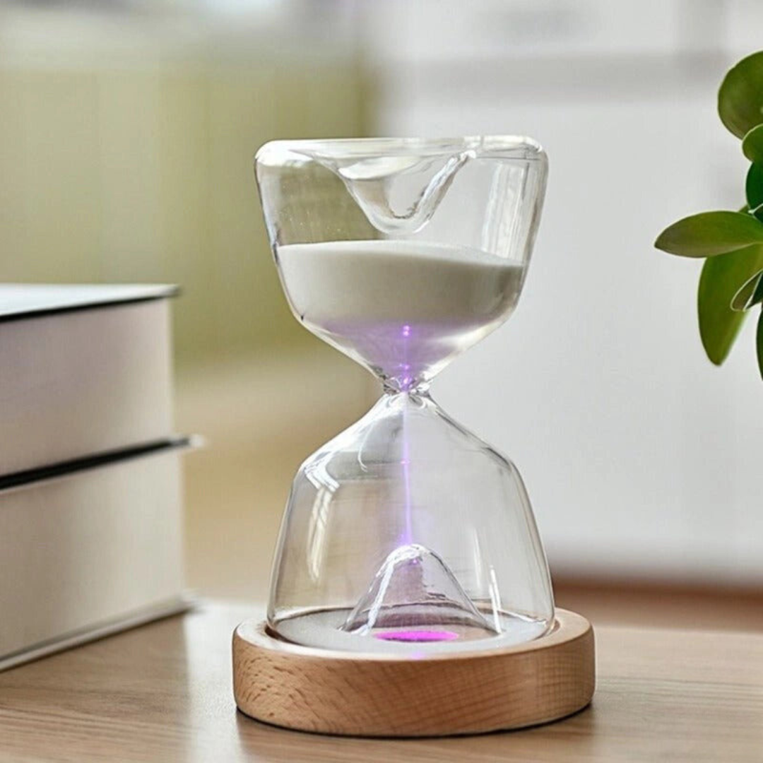 GlowTime - Fjernstyrt LED-Timeglass med Unik Kombinasjon