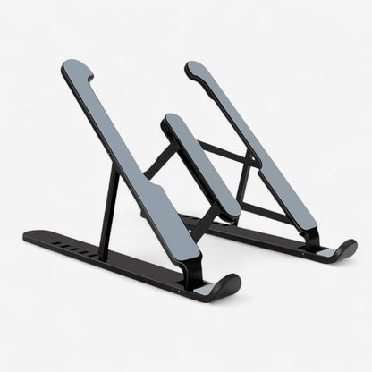 AirLift – Sammenleggbar Laptopstativ med Justerbare Vinkler og Kjøledesign