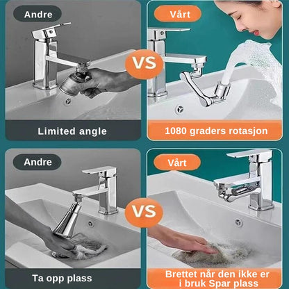 EasyClean - 1080° Vidvinkel Roterende Sprutfilterkran