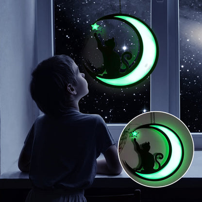 LunaWhisk – Fortryllende Halvmånelampe for Katt med Dekorativt Midtpunkt