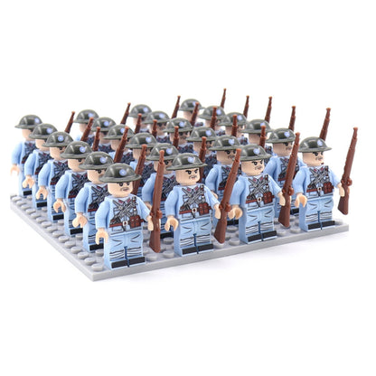 BlockBattles - Byggeklossesett med enheter fra andre verdenskrig for pedagogisk moro