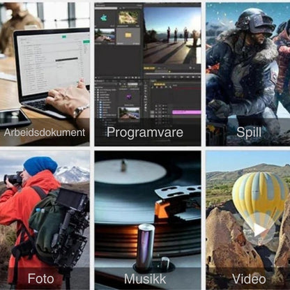 DataMax - 1TB Ekstern harddisk Ultratynn og høyhastighetsoverføring