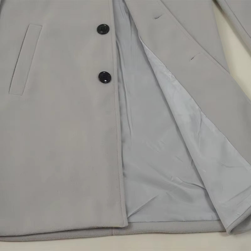 Bernd – Langermet trenchcoat med knapper