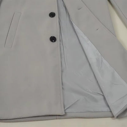 Bernd – Langermet trenchcoat med knapper