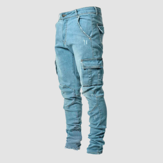 Michael - Cargo jeans med komfortabel passform og praktiske lommer