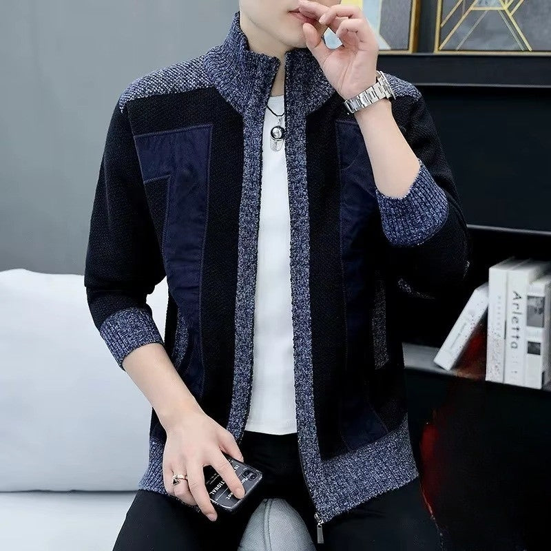 Keaton – Langermet Jakke med Glidelås og Ribbedetaljer