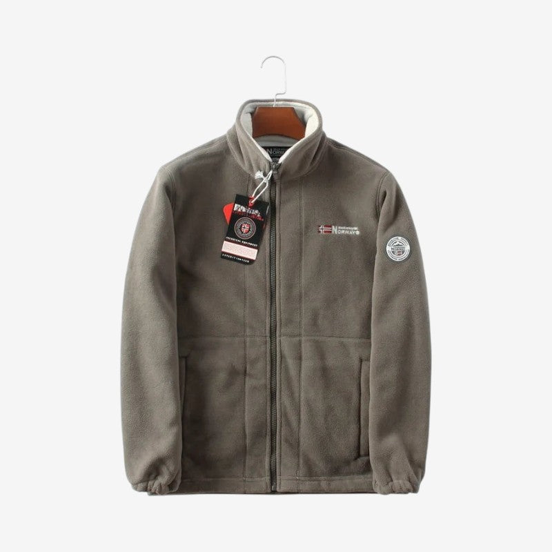 Anthony – Langermet jakke med ståkrage og glidelås