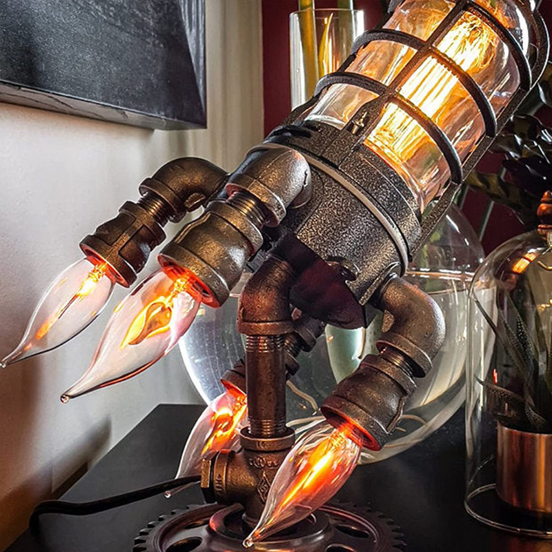 NovaGlow – Rakettflammelampe for Kreativ Hjemmeinnredning