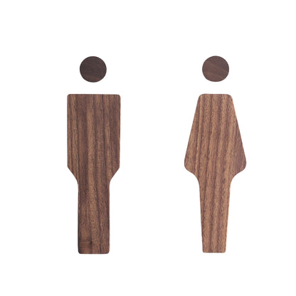 SignWood – Selvheftende skilt i tre til WC og bad