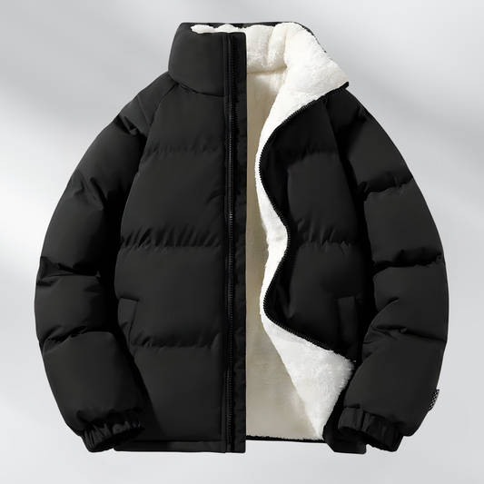 Levi - Trendy pufferjakke med elastiske mansjetter