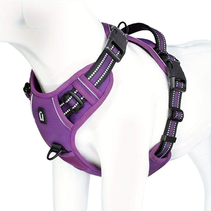 PawEase – Justerbar hundesele med myk polstring og håndtak