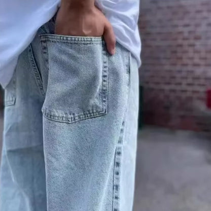 Everett – Vide Bukser med Høy Midje og Lommer