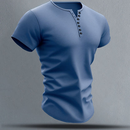 Bruce - Klassisk, kortermet skjorte med smal passform og strukturert form