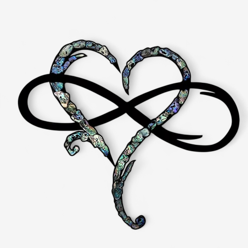 HeartDecor – Veggdekorasjon med Hjerteformet Design