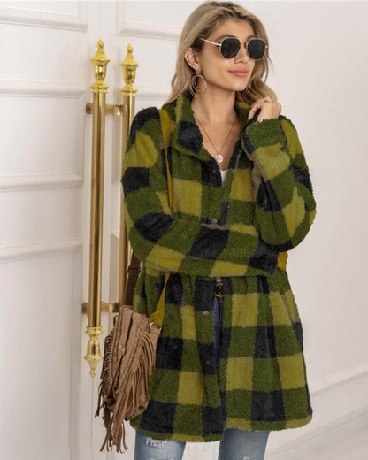 Lucia - Klassisk rutete jakke med avslappet passform