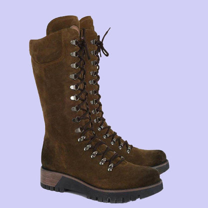 Victoria - Knehøye snørestøvler for alle eventyr