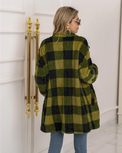 Lucia - Klassisk rutete jakke med avslappet passform