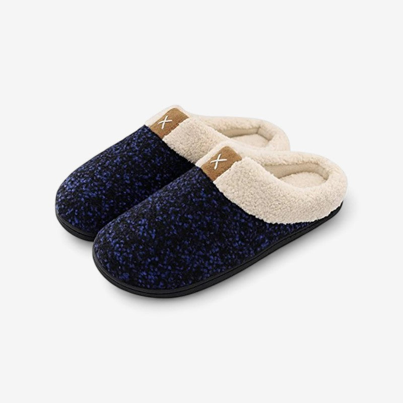CozyStep – Tøfler med Rund Tå og Slip-On Design