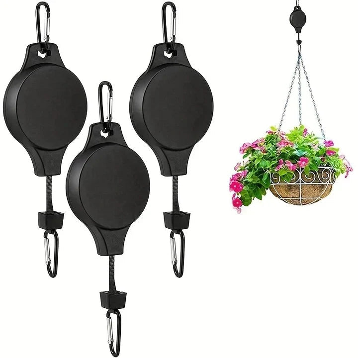 HangEase - Justerbar Hengende Kroker for Planter og Kurver | 1+1 Gratis