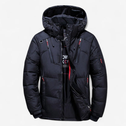 Rafael – Vattert Jakke med Avtagbar Hette og Justerbare Mansjetter