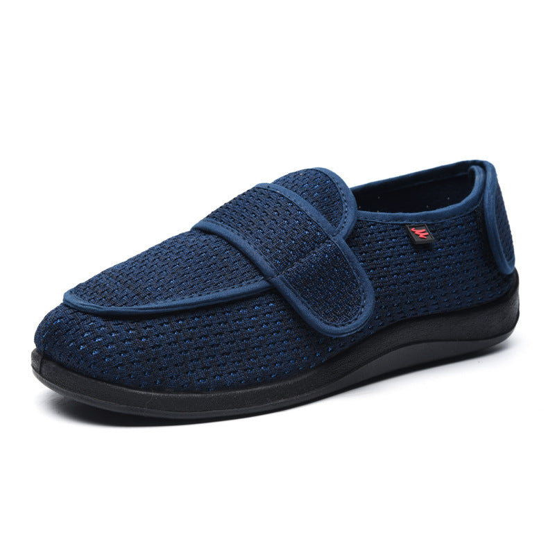 FlexiFit - Gåsko med bred tåboks og justerbare remmer