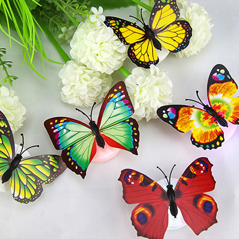 LumiWings – Fortryllende 3D Sommerfuglnattlys med Dekorativ Effekt