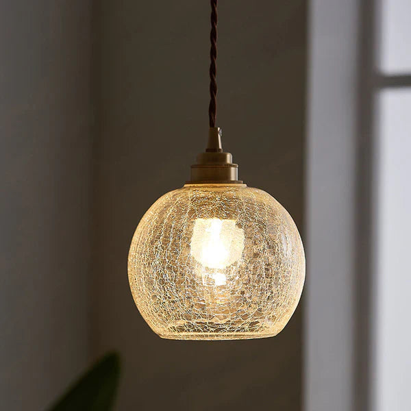 GlobeLite - Industriell pendellampe med armatur i klart glass