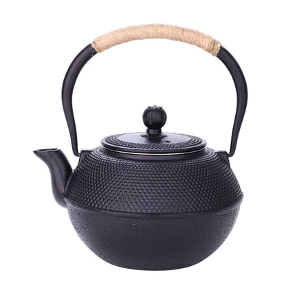 KotoCraft - Japansk Stil Svart Jernkanne med Håndtak