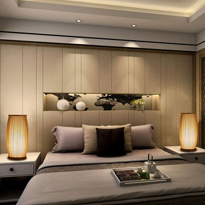 ZenGlow - koselig bordlampe i bambus for en avslappende atmosfære