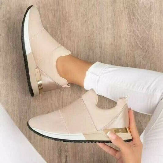 Andrea – Stilige Slip-On joggesko med polstret såle