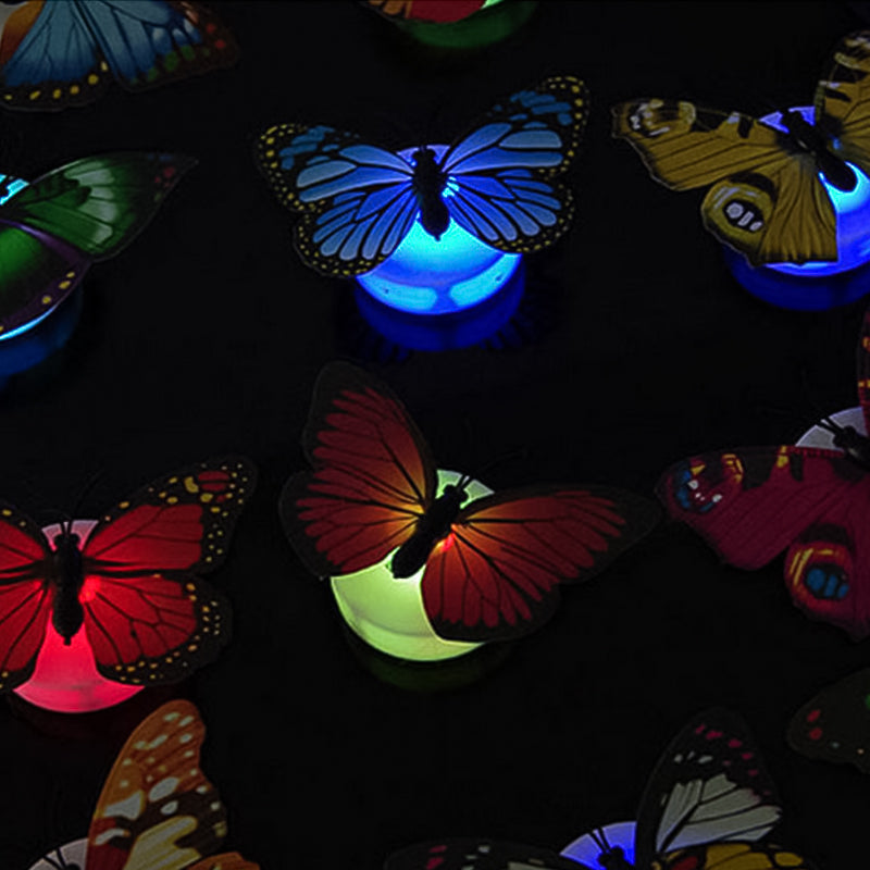 LumiWings – Fortryllende 3D Sommerfuglnattlys med Dekorativ Effekt