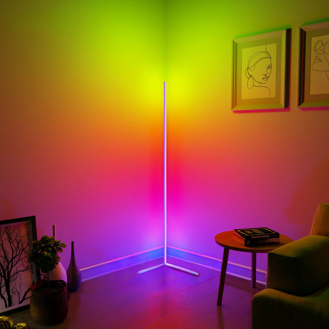 AmbianceGlow - Premium LED-gulvlampe med alternativer for millioner av farger